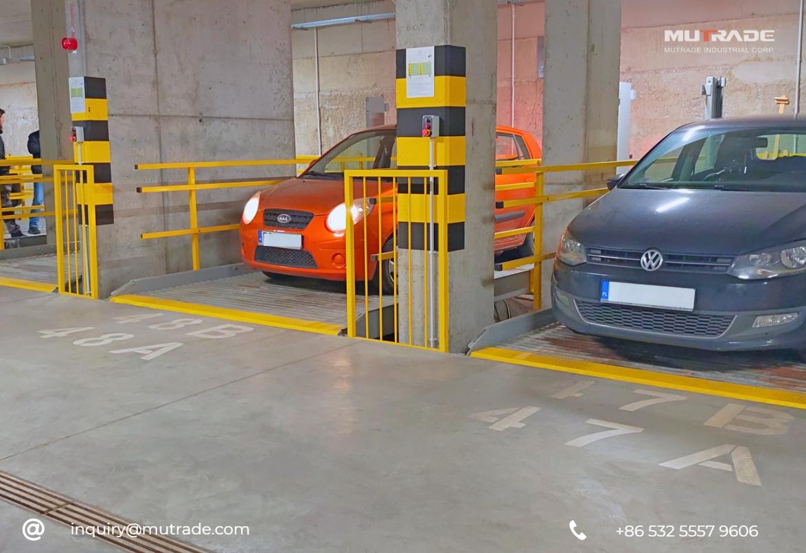 elevador de estacionamento subterr&acirc;neo 2 postes