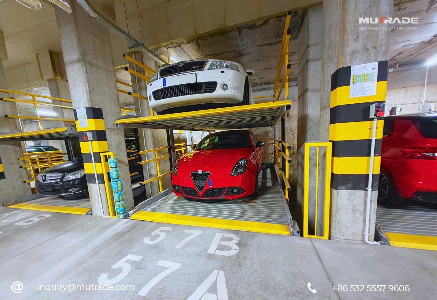 elevador de estacionamento subterr&acirc;neo 2 postes