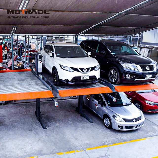 Elevador mecânico de estacionamento para escritórios de piso duplo